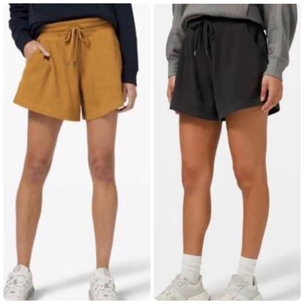Lululemon Waffle Knit Shorts Bundle NWOT Size 6